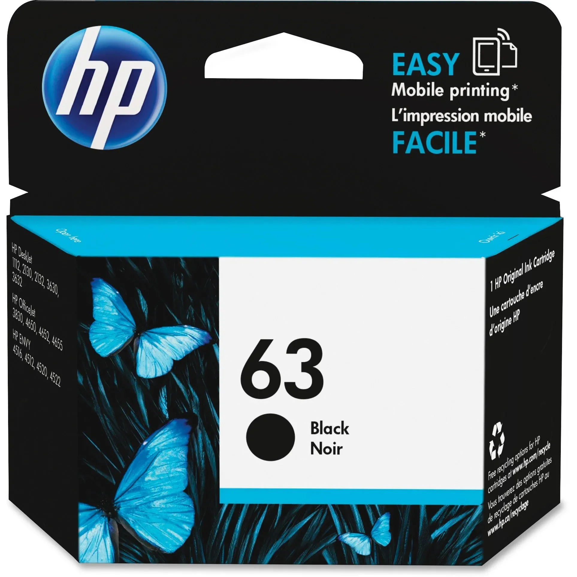 HP 63 Black Ink Cartridge