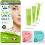 Nads Wax Strips, Facial, Fragrance Free - 20 strips