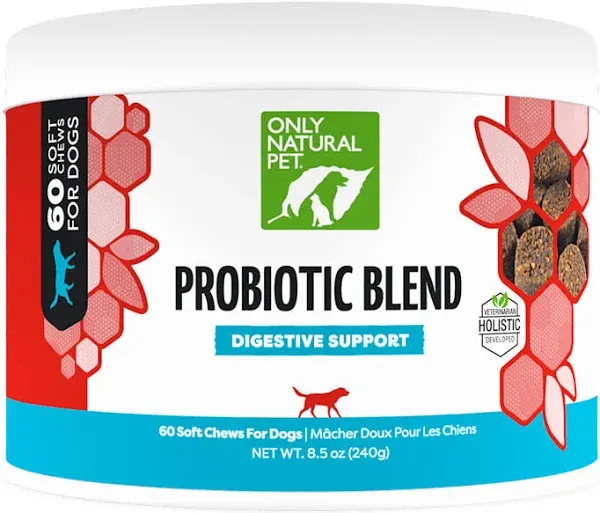 Only Natural Pet Probiotic Blend Digestive Support Soft Dog Chews