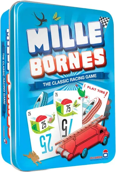 Hasbro 2002 Mille Bornes Card Game The Classic Auto Race Brand New Sealed