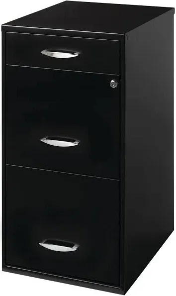 Space Solutions Vertical File Cabinet,Black 22792 Space Solutions 22792