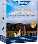 hatortpet Dried Black Soldier Fly Larvae Natural Non-gmo Bsf Larvae For Chickens-more Calcium Than Mealworms High-protein Chickens Treats