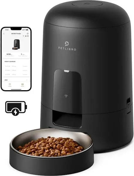 PETLIBRO Automatic Cat Feeder Cat Food Dispenser Battery-Operated with 180-Day Battery Life