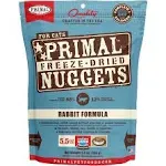 Primal Cat Freeze Dried Food Nuggets Rabbit