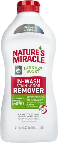 Nature's Miracle Stain & Odor Remover, Enzymatic Formula - 32 fl oz