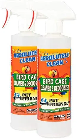 Amazing Bird Cage Cleaner and Deodorizer - Just Spray/Wipe 16 Fl Oz (Pack of 1)