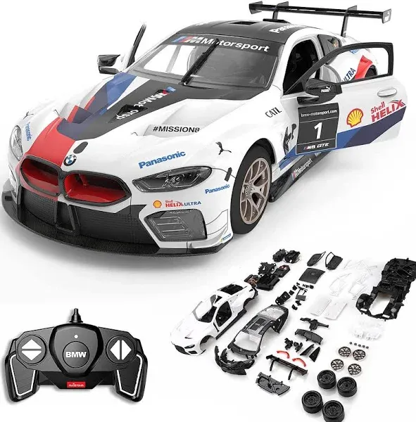 Rastar 1:18 Scale BMW M8 GTE Remote Control Building Kit