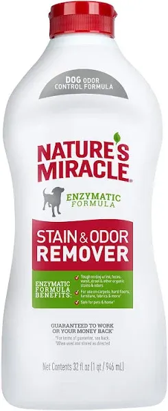 Nature's Miracle Stain & Odor Remover, Enzymatic Formula - 32 fl oz