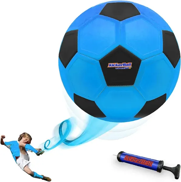 Kickerball Swerve and Curve Size 4 Soccer Ball, Soccer Training Ball with Special Panels to Play Like A Pro, Outdoor and Indoor Soccer Ball, Fun Soccer Ball for Kids and Adults