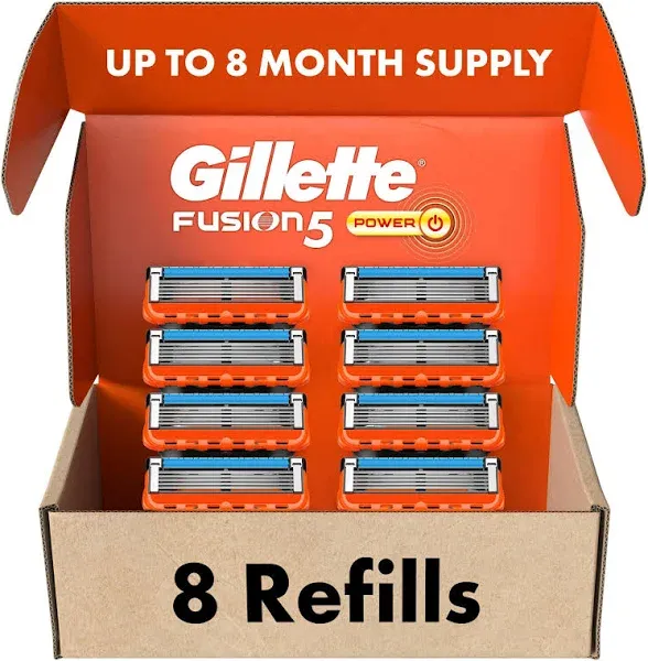 Gillette Fusion Razor Blades - 8 Count