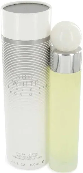 360 White for Men by Perry Ellis Eau De Toilette Spray 3.4 oz