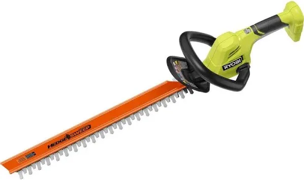 Ryobi P2690 ONE+ 18V 22 in. Lithium-Ion Cordless Hedge Trimmer with 2.0 Ah Battery and Charger