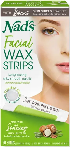 Facial Wax Strips Nad's