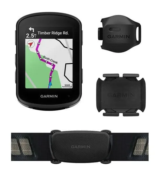 Garmin Edge 540 (Solar) Compact GPS Cycling Computer Bundle - Button-Operated, Adaptive Coaching & 26-Hour Battery - Includes PlayBetter Silicone Case (Black) & Screen Protectors