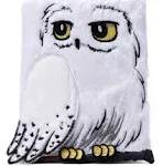 HARRY POTTER Hedwig Owl Plush Journal Diary for Kids - Cute Soft Owl Cover Writing Notebook with 216 Lined Pages - Officially Licensed Merchandise - Valentines Day & Easter Gift for Girls & Boys Who