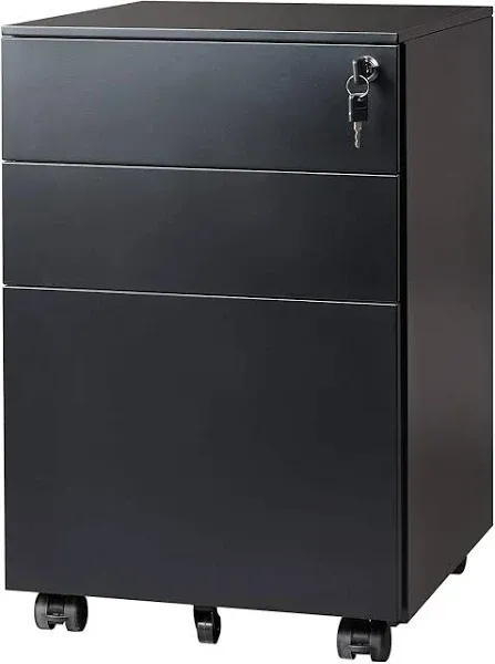 Devaise 3-Drawer Slim Vertical File Cabinet