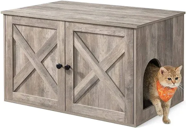 Feandrea Hidden Cat Litter Box Enclosure