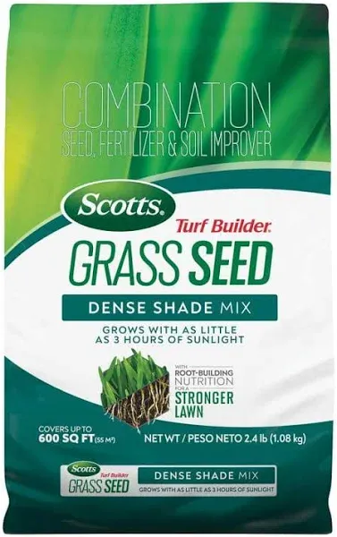 Scotts 2.4 lbs. Turf Builder Grass Seed Dense Shade Mix