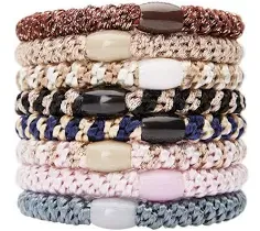 L. Erickson Women's Grab & Go Ponytail Holders (8 Pack)