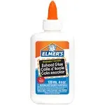 Elmers School Glue, Washable, No Run - 4 fl oz