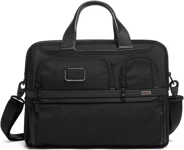 Expandable Organizer Laptop Brief Black