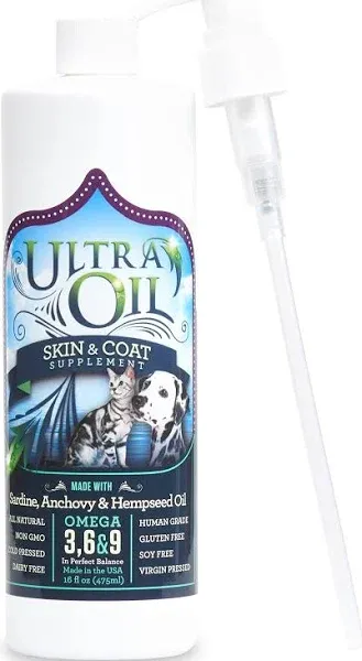 Ultra Oil Hempseed Skin & Coat Supplement (16 oz)