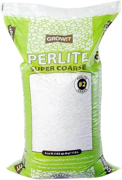 GROW!T Perlite Super Coarse 4 Cu ft