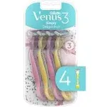 Gillette Venus Simply 3 Dragonfruit Women's Disposable Razor (3.2 oz)