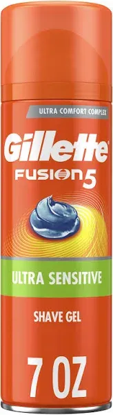 Gillette Fusion 5 HydraGel Shave Gel Ultra Sensitive 7 oz