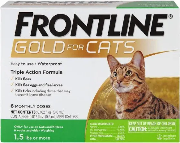 Frontline Gold For Cats