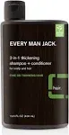 Every Man Jack Shampoo + Conditioner, 2-in-1, Thickening, Tea Tree - 13.5 fl oz