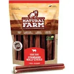 Natural Farm Beef Bully Sticks Dog Treats, 7-in, 20 Count