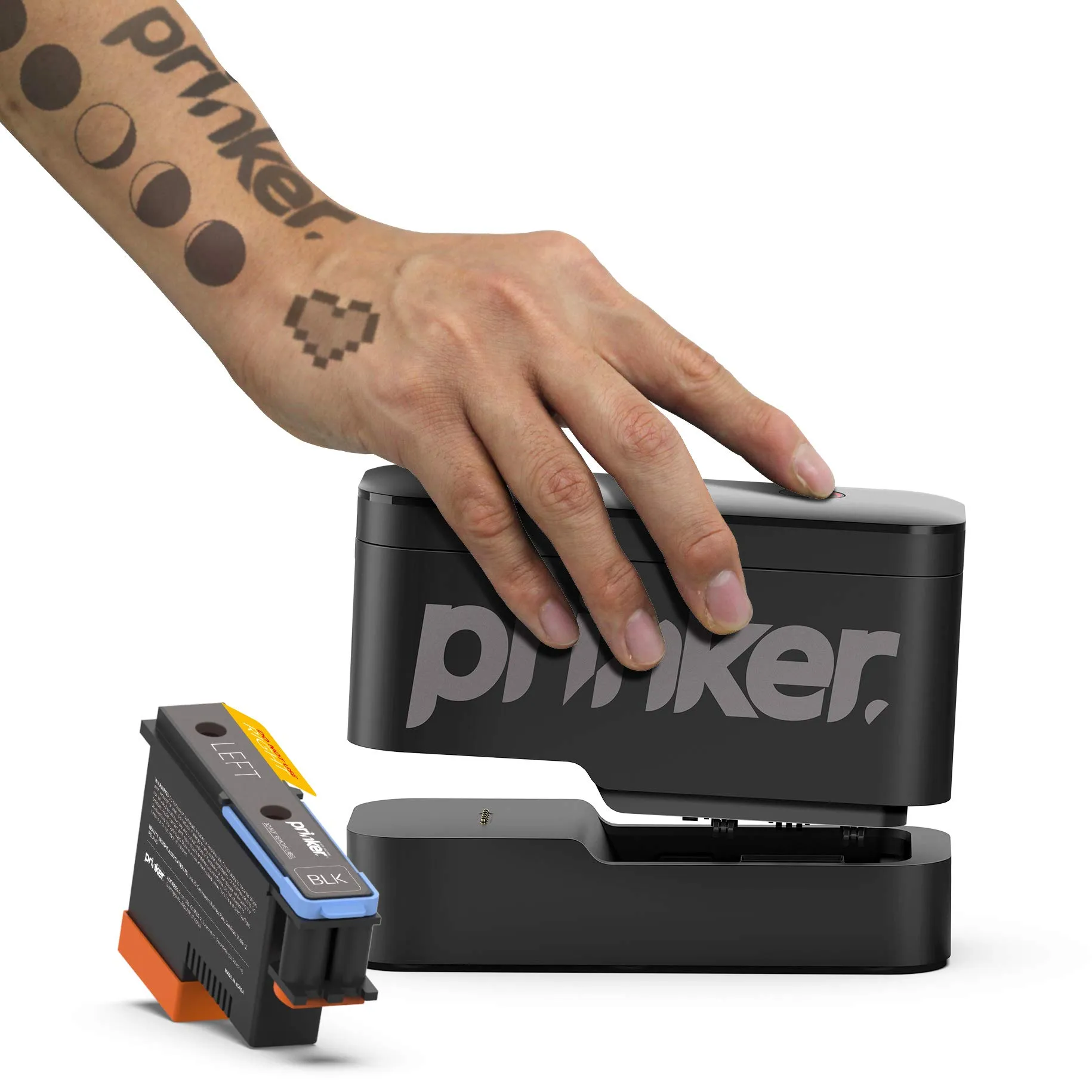 Prinker S Tattoo Printer with Black Ink