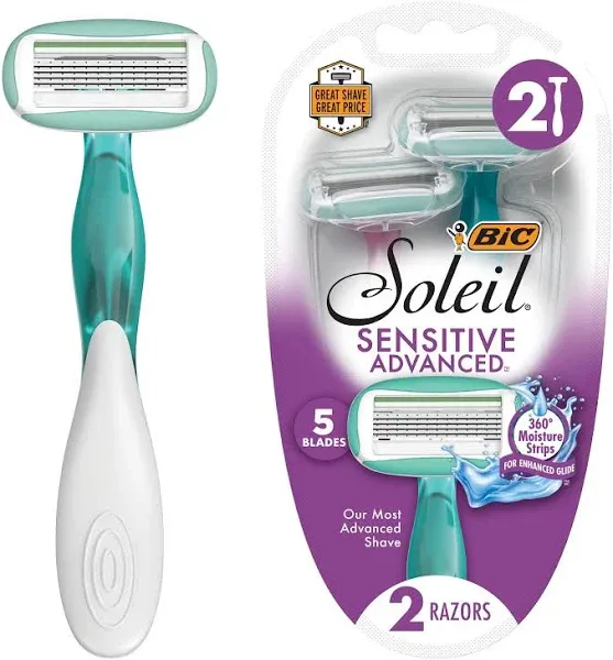 BIC Soleil Sensitive Advanced Women's Disposable Razors