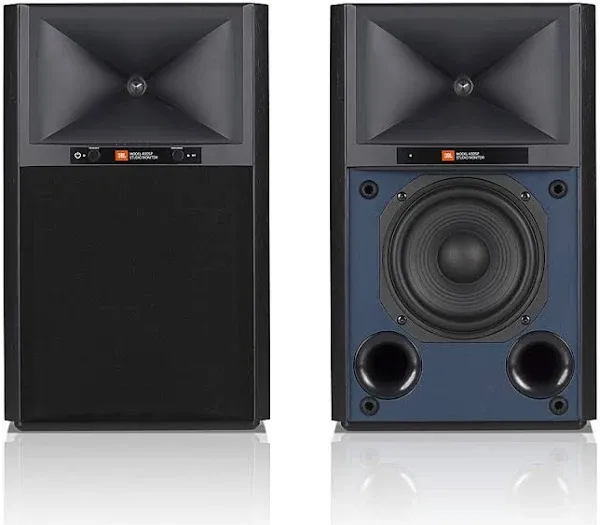 JBL: 4305P Powered Bookshelf Speakers w/ Streaming - Pair Black +Kimber Tonik 6 ft. Cable Bundle *cab-941 *LOC_LW13/C11 | Reverb