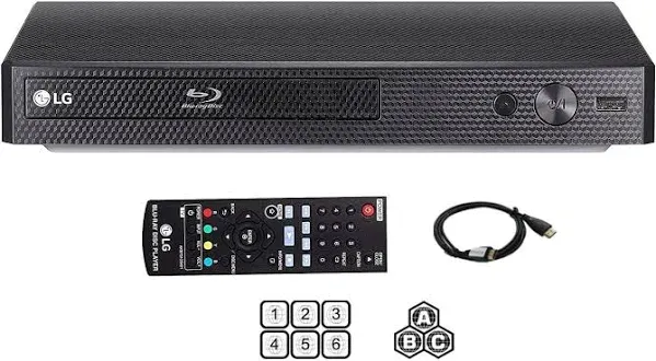 LG BP350 Blu-ray Disc Player Wi-Fi