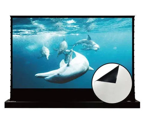 VIVIDSTORM S White Cinema Motorized Tension Floor Rising Projector Screen