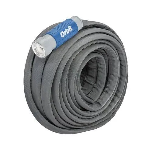 Orbit 33180 ExoJacket Fabric Garden Hose - Heavy-Duty Water Hose (100-Foot x 5/8-Inch)