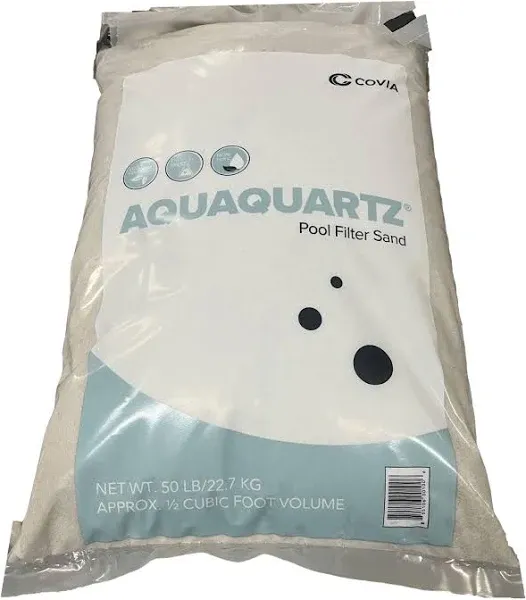 Fairmount Santrol AquaQuartz-50 Pool Filter 20-Grade Silica Sand 50 Pounds