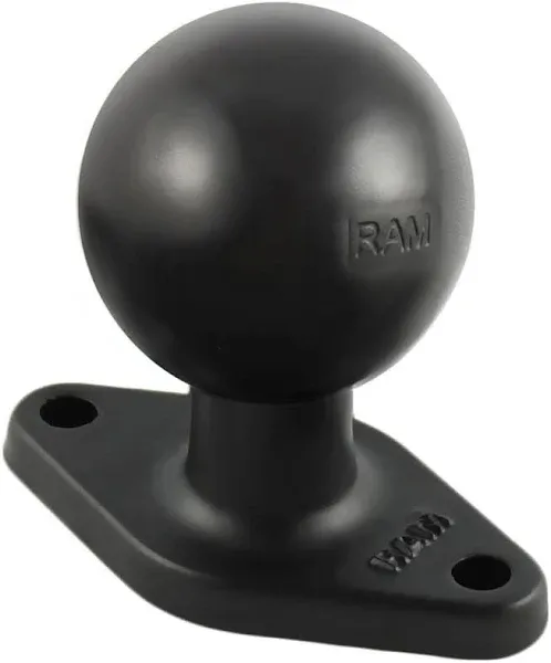 RAM-238U RAM Mounts 2.43&#034; x 1.31&#034; Diamond Base with C-Sized 1.5&#034; Ball AUTH DLR