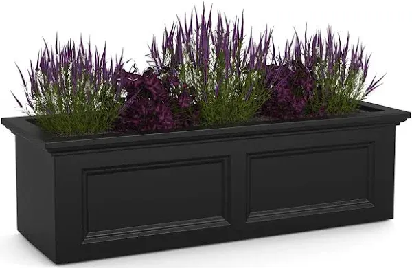 Mayne Garden Raised Bed 48?Rectangular Outdoor Resin Self Watering Graphite