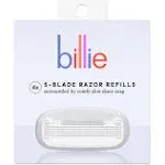 Billie 5-Blade Razor Refills, 4 Count