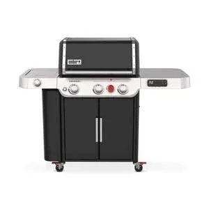 Genesis E-335 3-Burner Liquid Propane Gas Grill in Black with Grill Cover