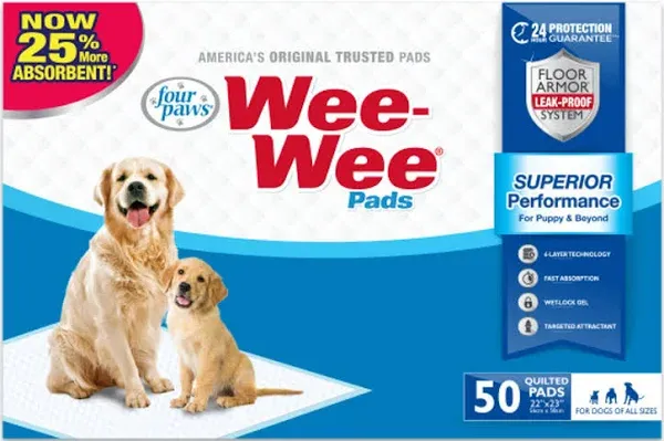 Four Paws Wee Wee Pads (150 Count)