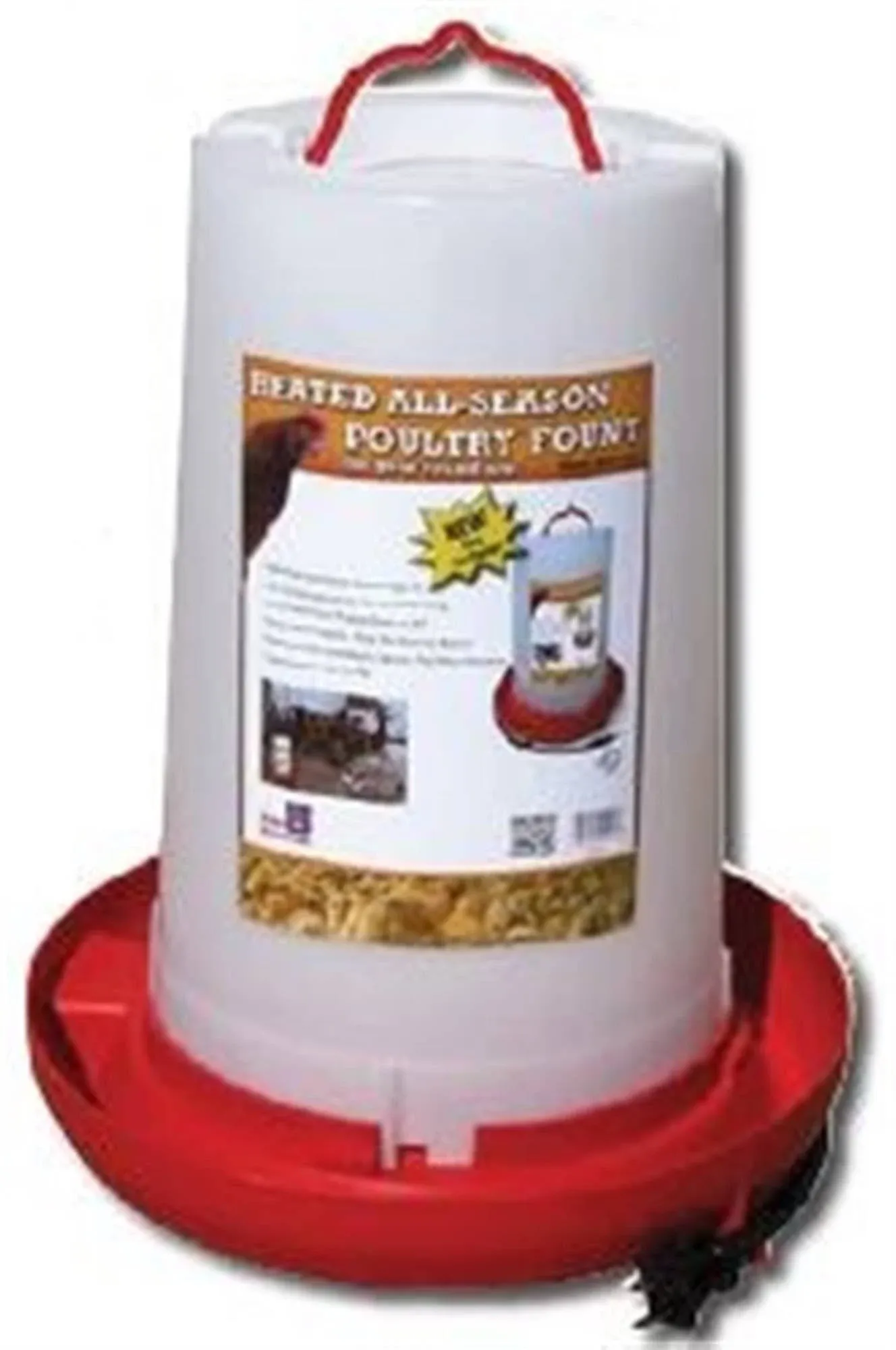 Farm Innovators 3-Gal. Heated Poultry Fountain