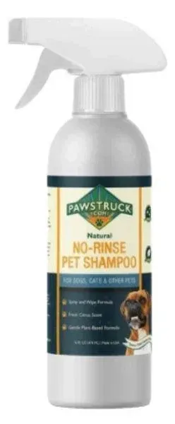 Natural No-Rinse Dry Shampoo for Dogs, Puppies, &amp; Other Pets, Citrus &amp; Rosema...