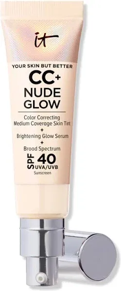 IT Cosmetics CC+ Nude Glow Lightweight Foundation + Glow Serum SPF 40