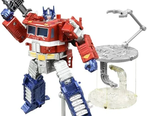 Transformers: Optimus Prime Set with Tenseg Base Display Stand