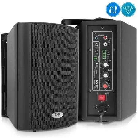 Pyle PDWR53BTBK Bluetooth  5.25 In Speaker System, Black