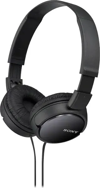 Sony MDR-ZX110 BC ZX Series Compact Folding Stereo Headphones Black